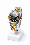 Luxury Classic Round Dial Watch – Premium Black Dial | Water Resistant | 1 Year Warranty