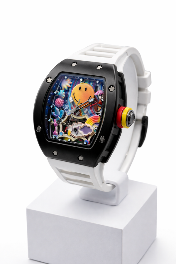 RM 88 Smiley Semi-Automatic Watch – Premium Luxury Edition | Multiple Color Variants | Men’s Designer Watch