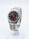 Luxury Datejust Style Watch – Premium Black Dial | Water Resistant | 1 Year Warranty