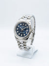 Luxury Datejust Style Watch – Premium Black Dial | Water Resistant | 1 Year Warranty