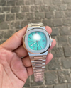 Nautilus-Style Tiffany Blue Dial Watch