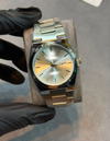 Premium Men's Stainless Steel Quartz Watch – Water Resistant | Date & Day Display