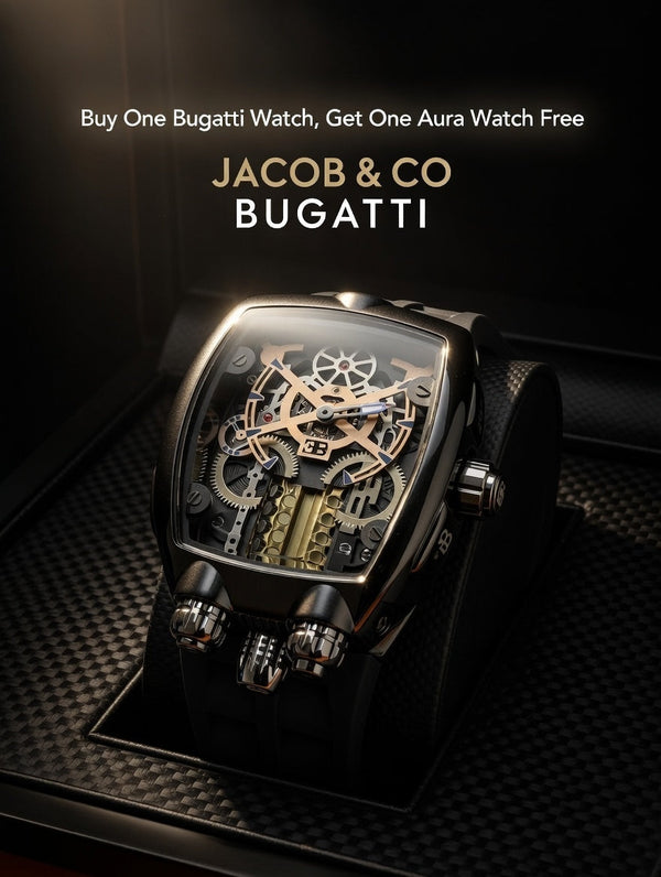 Bugatti Watch With Aura Watch - Limited Time Offer