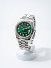 Luxury Datejust Style Watch – Premium Black Dial | Water Resistant | 1 Year Warranty