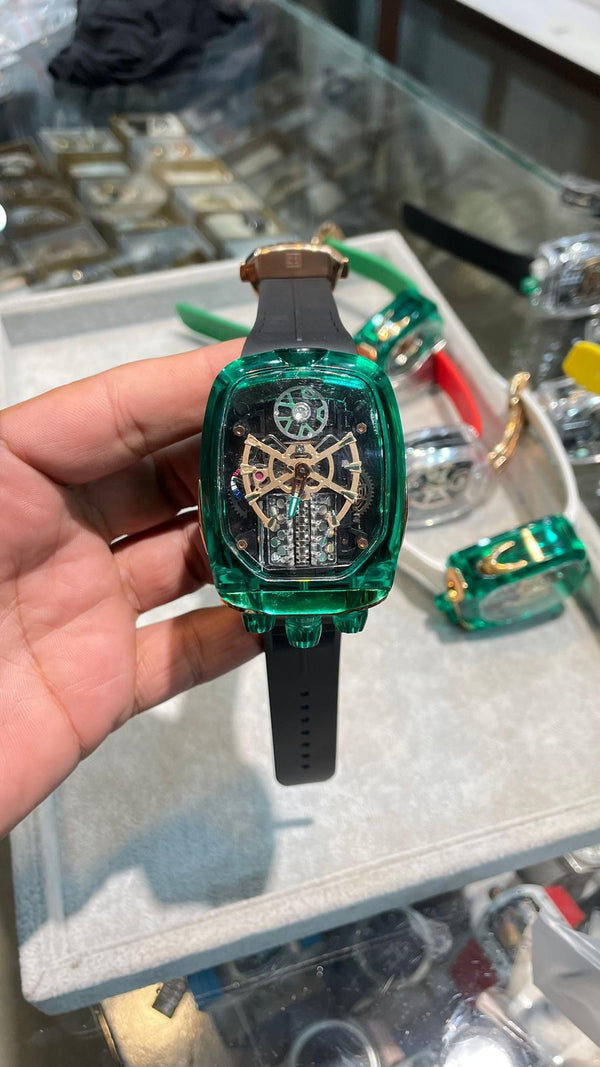 Buggati crystal watch